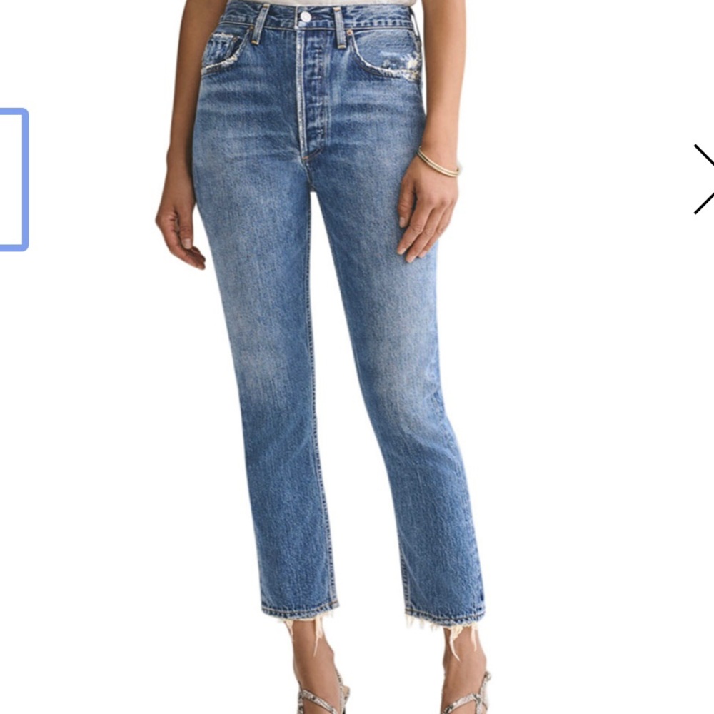 NWT Agolde Riley Straigh Crop | Frequency | size 29